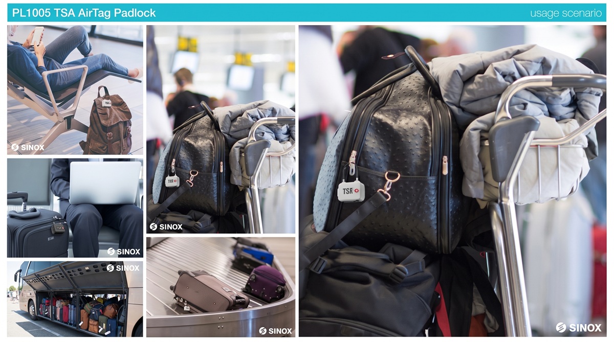 Sinox PL1005 TSA AirTag Padlock Wins Gold at the 2026 Travel Sentry Product Awards