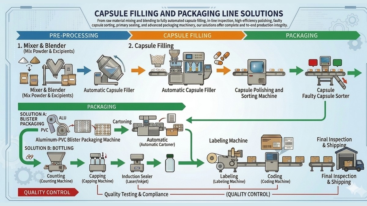Integrated Capsule Filling and Turnkey Packaging Solutions: The Future of Pharmaceutical Manufacturing